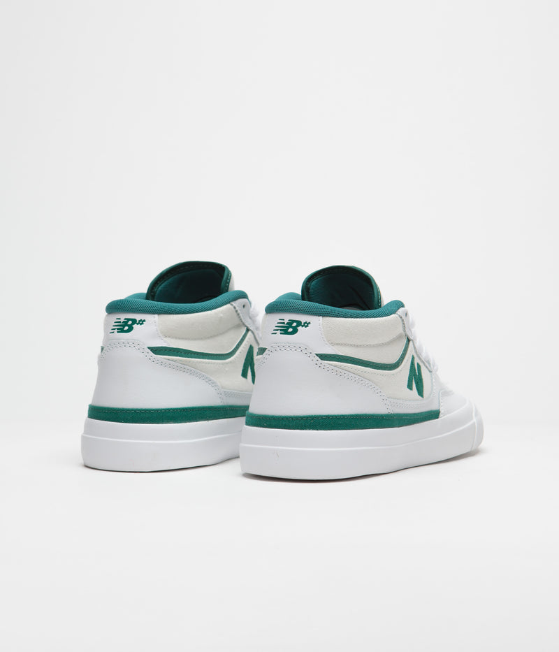 New Balance Numeric 417 Franky Villani Shoes in White and Green