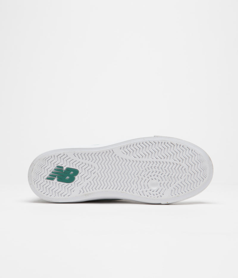 New Balance Numeric 417 Franky Villani Shoes in White and Green