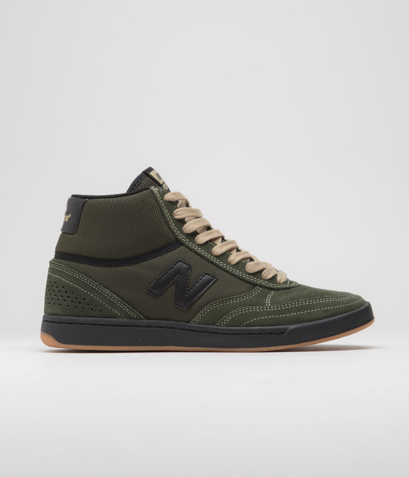 New Balance Numeric 440 Hi Shoes in Olive and Black