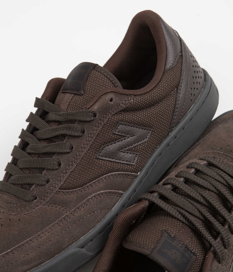 New Balance Numeric 440 Shoes in Brown and Black