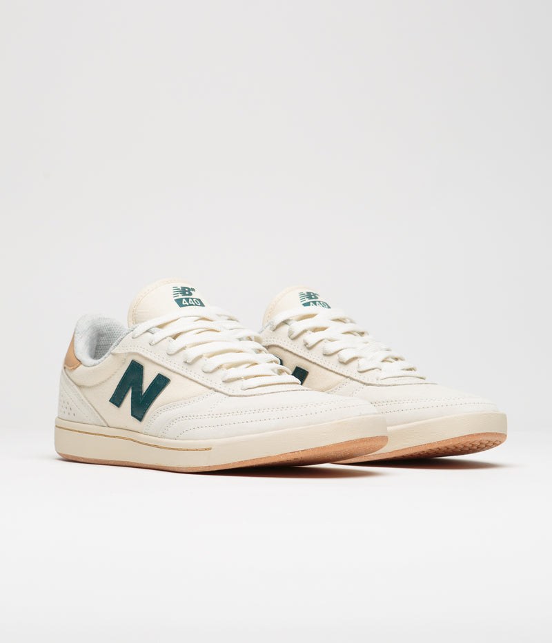 New Balance Numeric 440 Shoes in Sea Salt and Teal