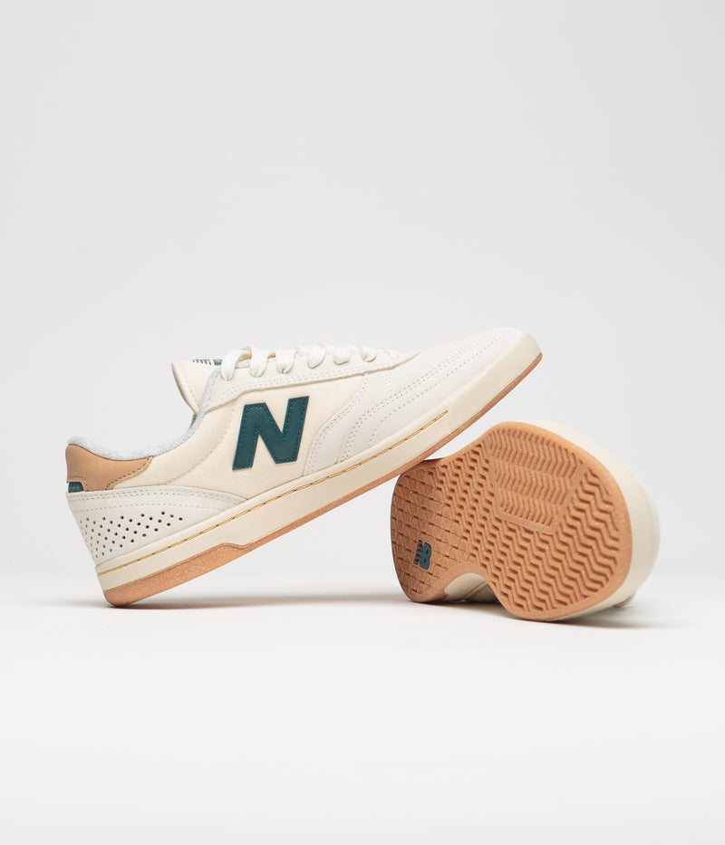New Balance Numeric 440 Shoes in Sea Salt and Teal