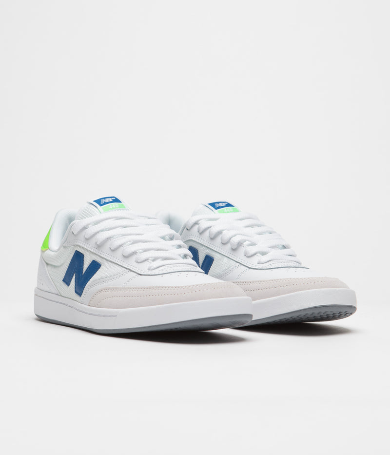 New Balance Numeric 440 Shoes in White and Blue