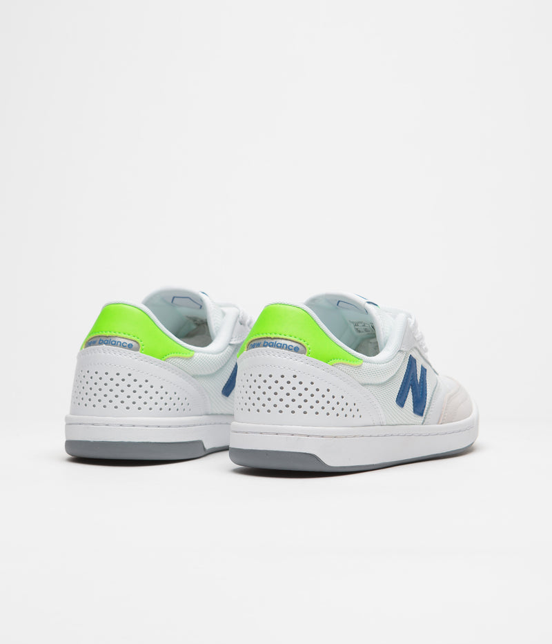New Balance Numeric 440 Shoes in White and Blue