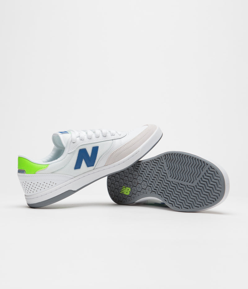 New Balance Numeric 440 Shoes in White and Blue