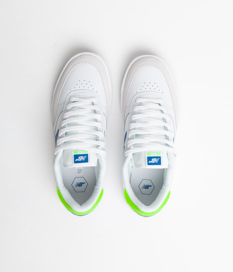 New Balance Numeric 440 Shoes in White and Blue