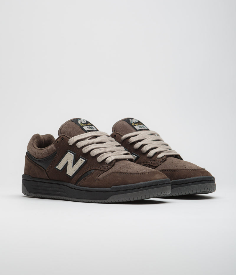 New Balance Numeric 480 Andrew Reynolds Shoes in Chocolate