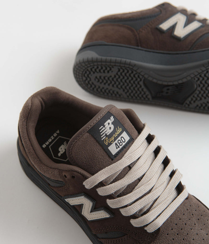 New Balance Numeric 480 Andrew Reynolds Shoes in Chocolate