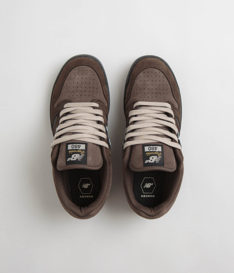 New Balance Numeric 480 Andrew Reynolds Shoes in Chocolate