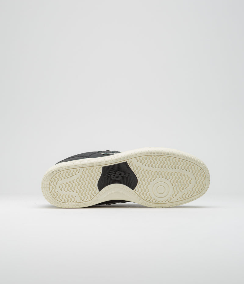 New Balance Numeric 480 Shoes in Black and Sea Salt