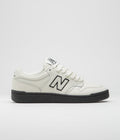 New Balance Numeric 480 Shoes in Sea Salt and Black