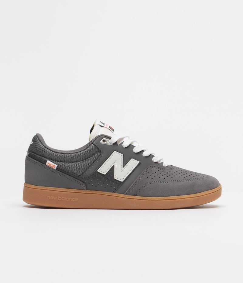New Balance Numeric 508 Brandon Westgate Shoes in Grey and White