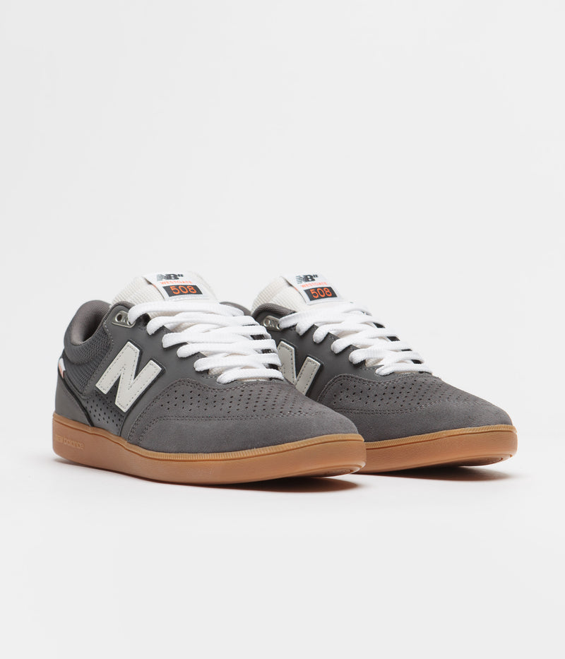 New Balance Numeric 508 Brandon Westgate Shoes in Grey and White