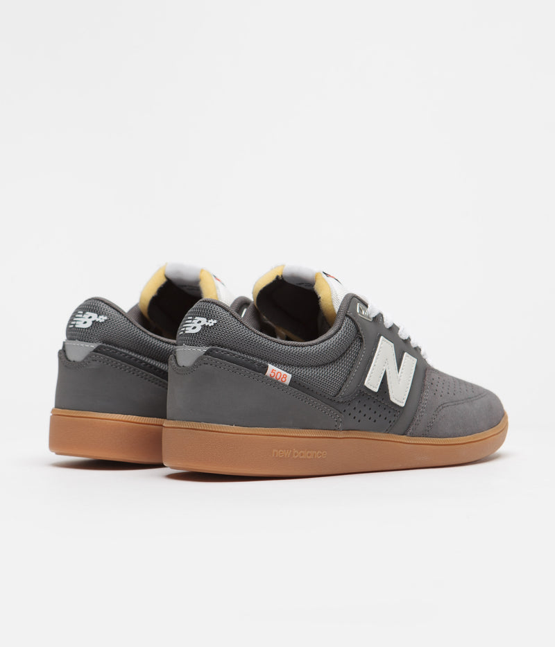 New Balance Numeric 508 Brandon Westgate Shoes in Grey and White