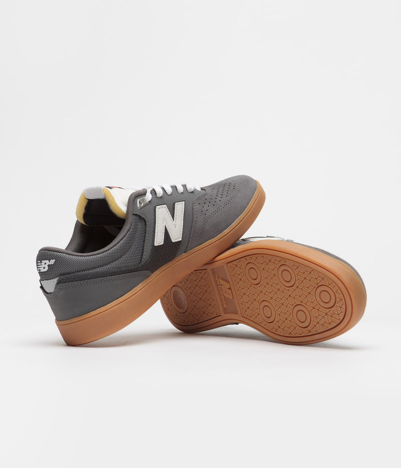 New Balance Numeric 508 Brandon Westgate Shoes in Grey and White