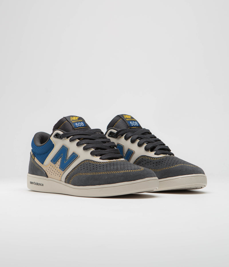 New Balance Numeric 508 Brandon Westgate Shoes in Navy and Tan
