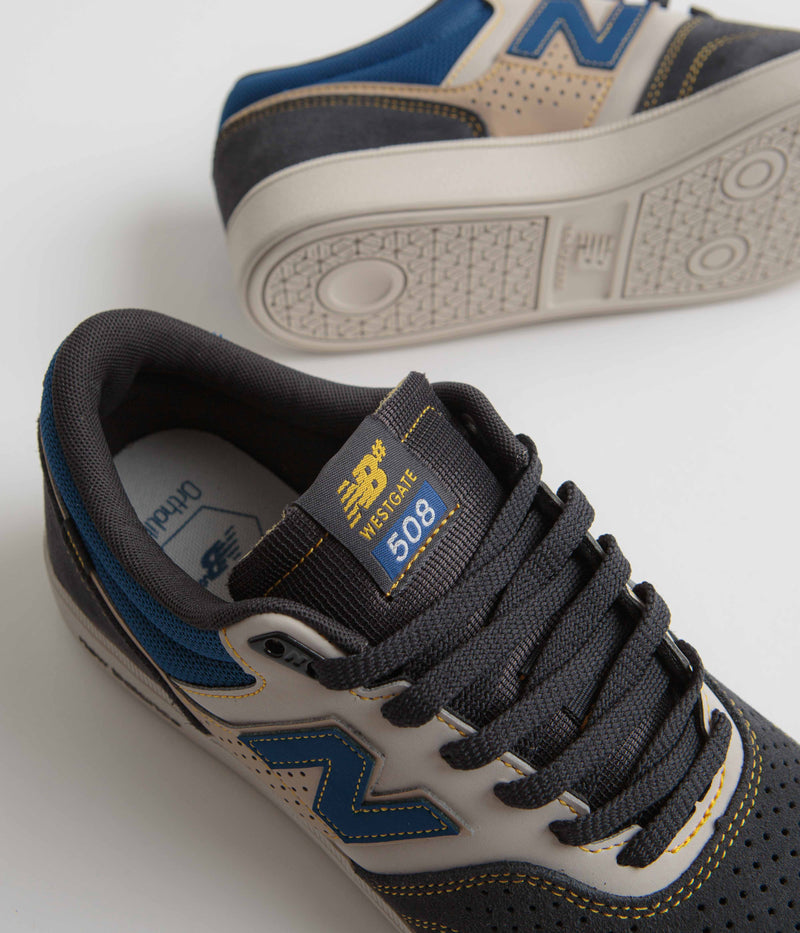 New Balance Numeric 508 Brandon Westgate Shoes in Navy and Tan