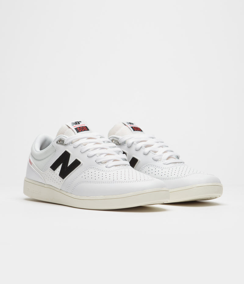 New Balance Numeric 508 Brandon Westgate Shoes in White and Black