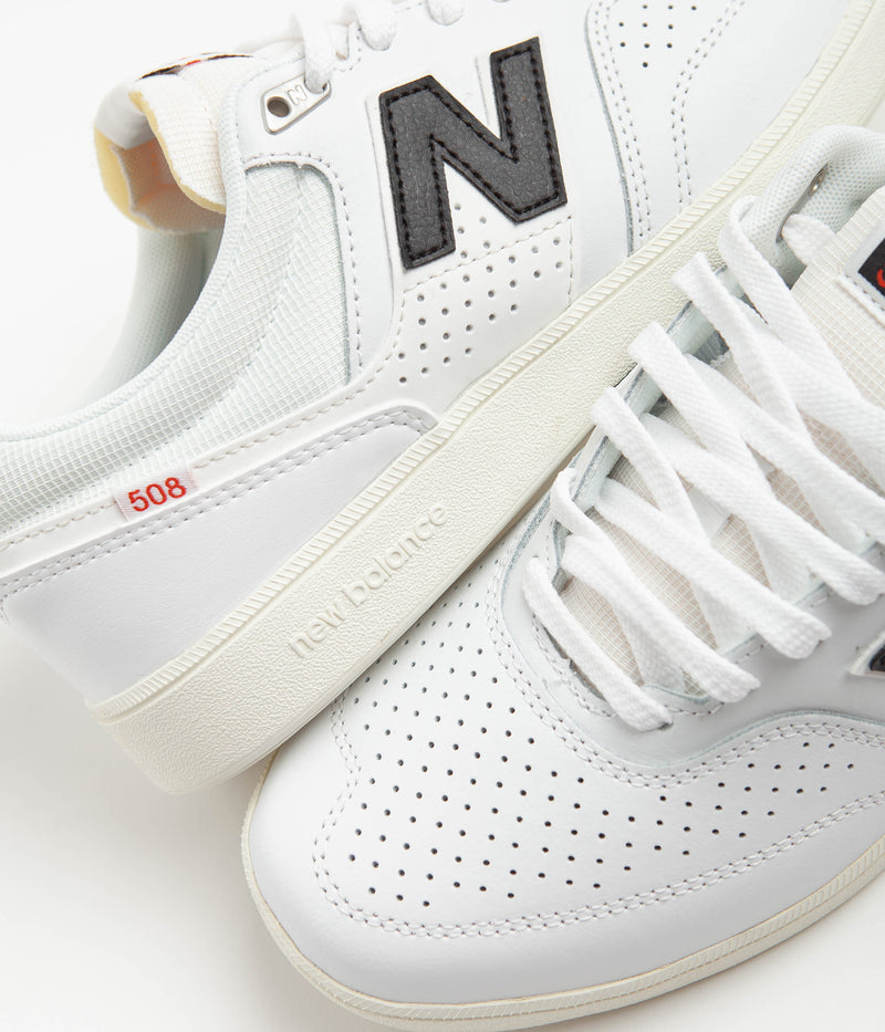 New Balance Numeric 508 Brandon Westgate Shoes in White and Black