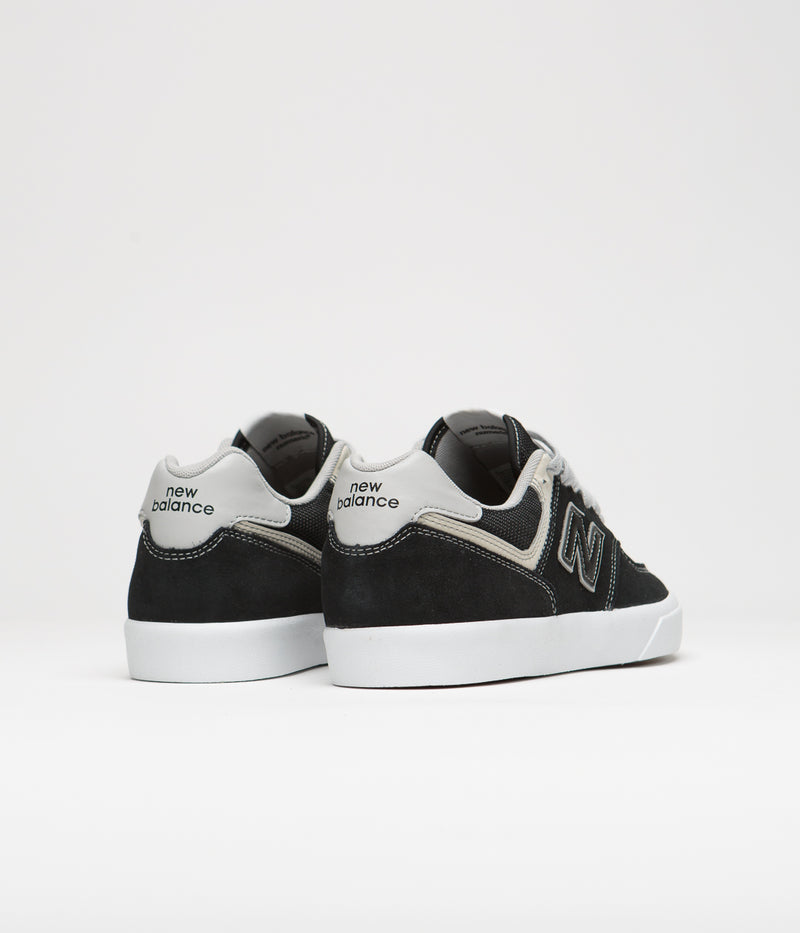 New Balance Numeric 574 Shoes in Black and Grey