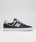 New Balance Numeric 574 Shoes in Navy and Grey