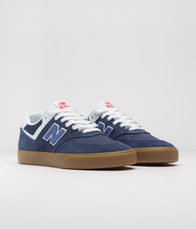 New Balance Numeric 574 Shoes in NB Navy