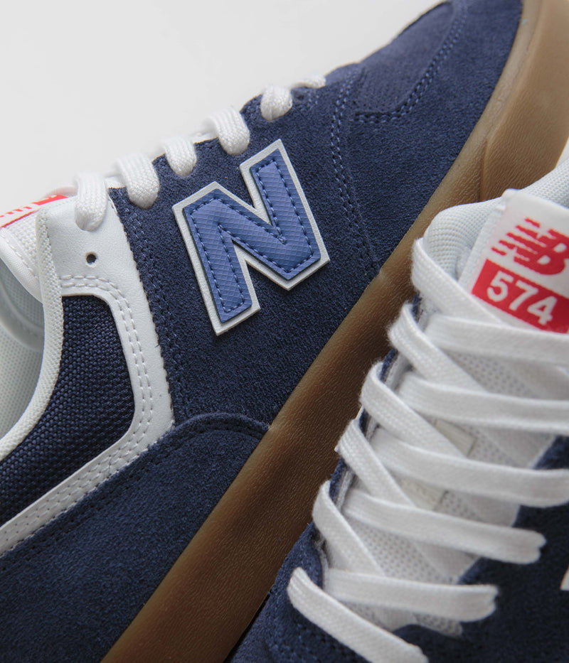 New Balance Numeric 574 Shoes in NB Navy