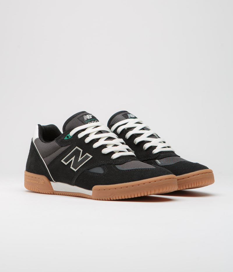 New Balance Numeric 600 Tom Knox Shoes in Black and Gum