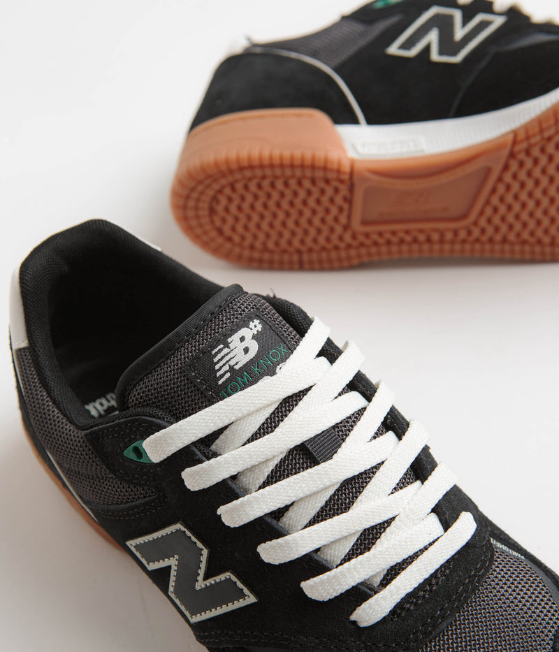 New Balance Numeric 600 Tom Knox Shoes in Black and Gum