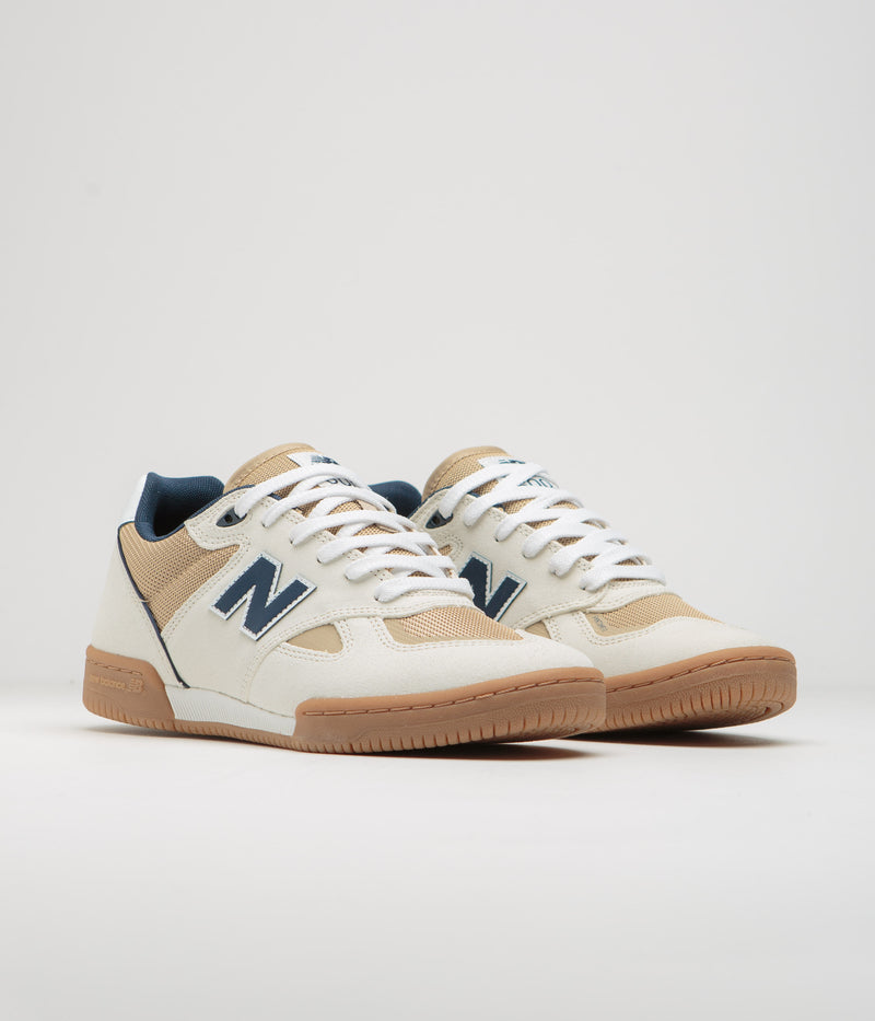 New Balance Numeric 600 Tom Knox Shoes in Sea Salt