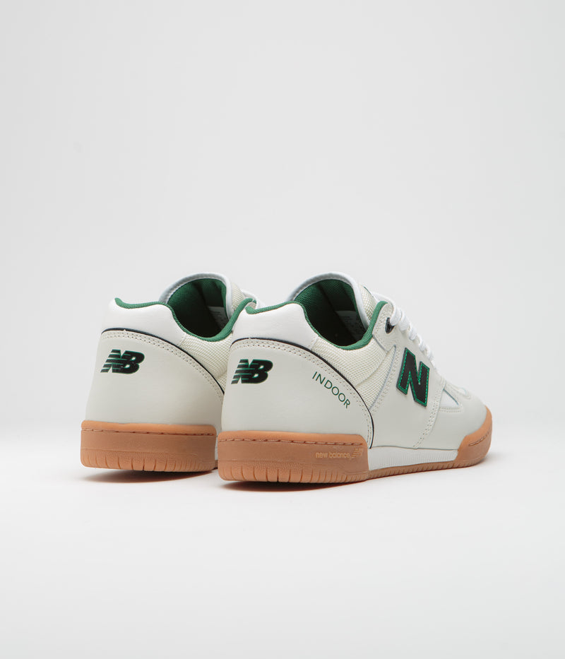 New Balance Numeric 600 Tom Knox Shoes in White and Gum