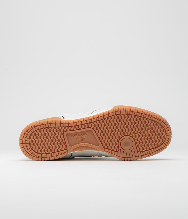 New Balance Numeric 600 Tom Knox Shoes in White and Gum