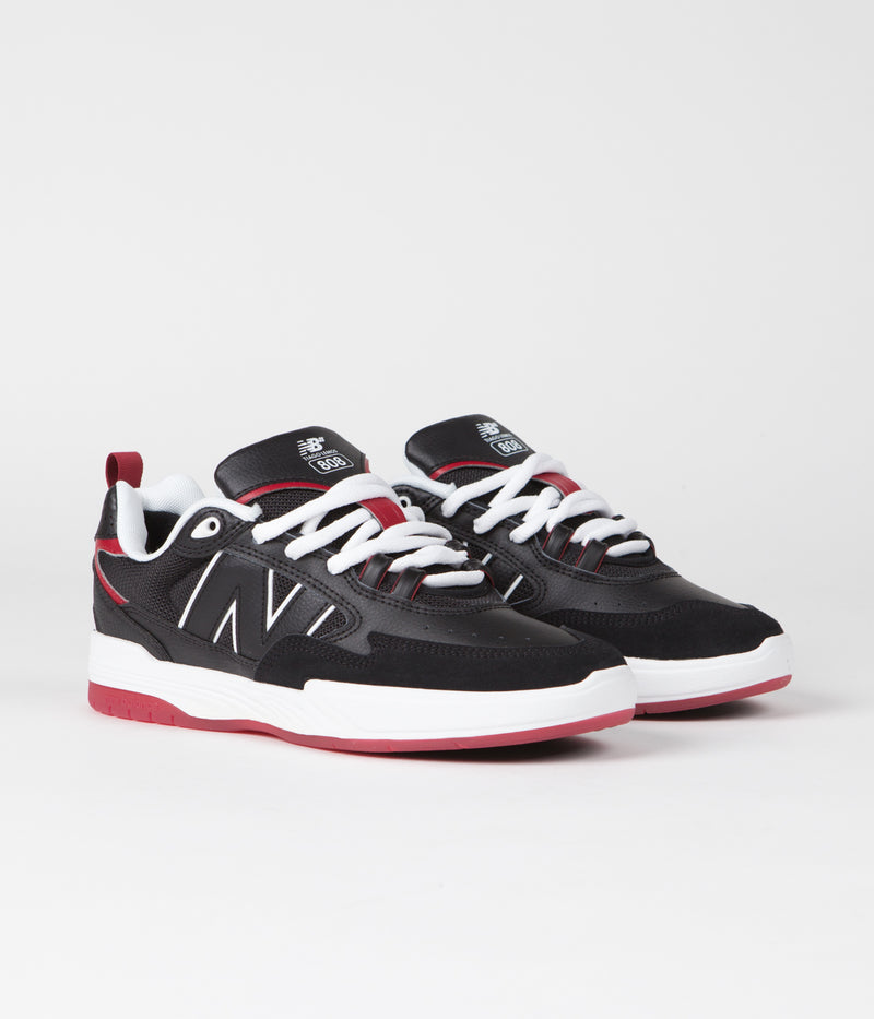 New Balance Numeric 808 Tiago Lemos Shoes in Black and Red