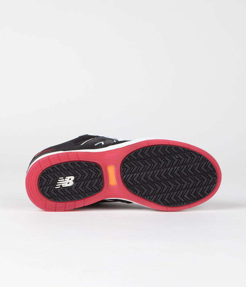 New Balance Numeric 808 Tiago Lemos Shoes in Black and Red