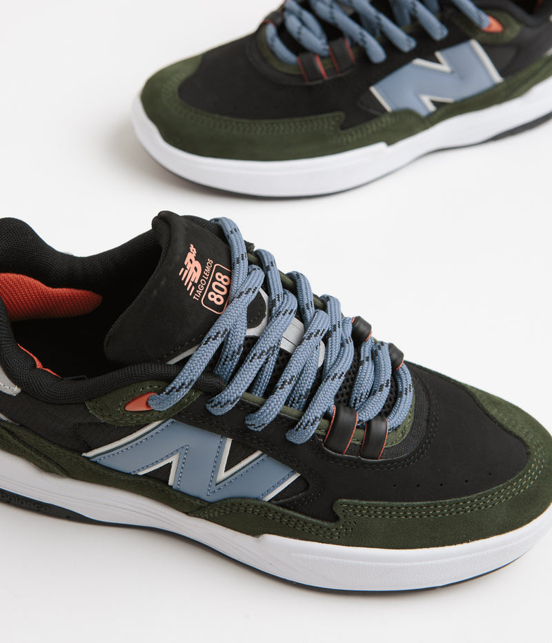 New Balance Numeric 808 Tiago Lemos Shoes in Forest and Black