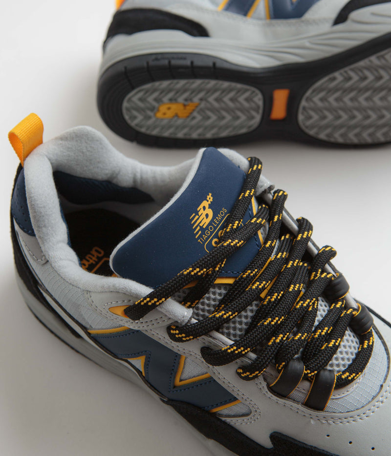New Balance Numeric 808 Tiago Lemos Shoes in Grey and Black