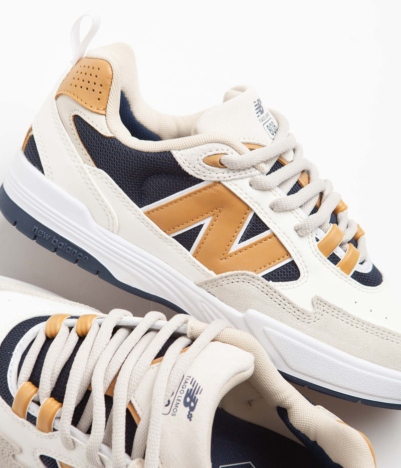 New Balance Numeric 808 Tiago Lemos Shoes in Sea Salt