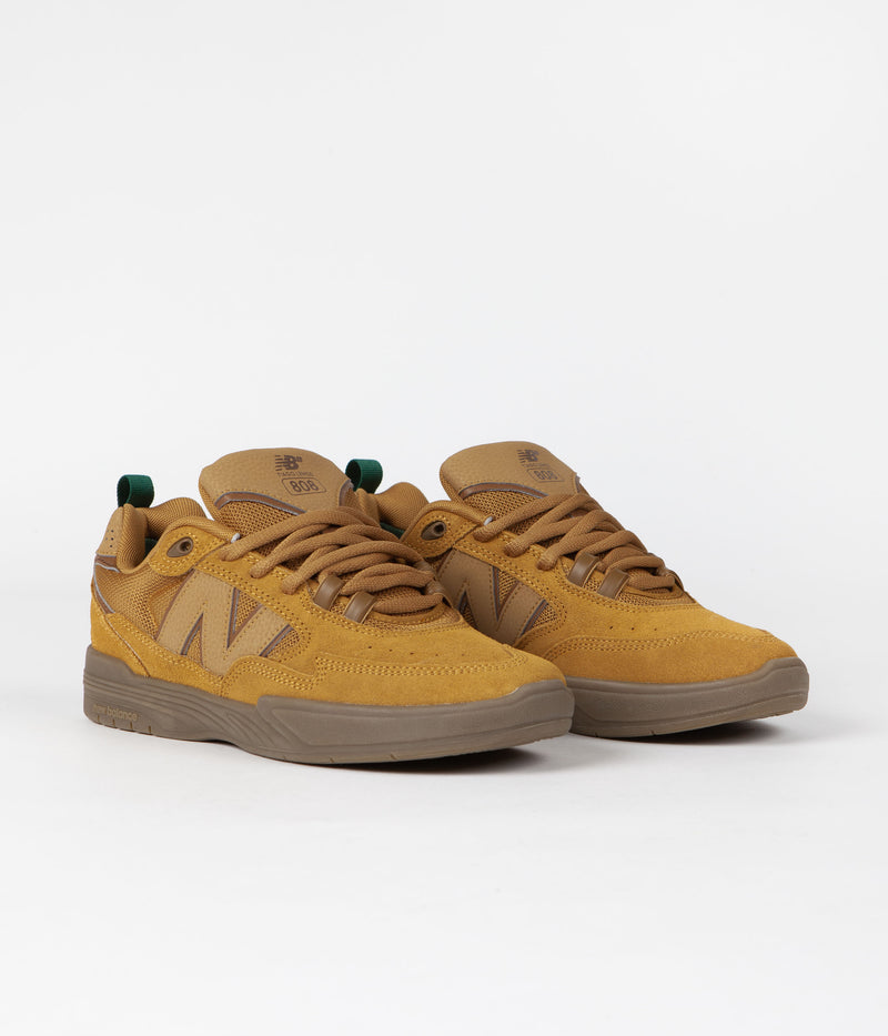 New Balance Numeric 808 Tiago Lemos Shoes in Wheat and Gum