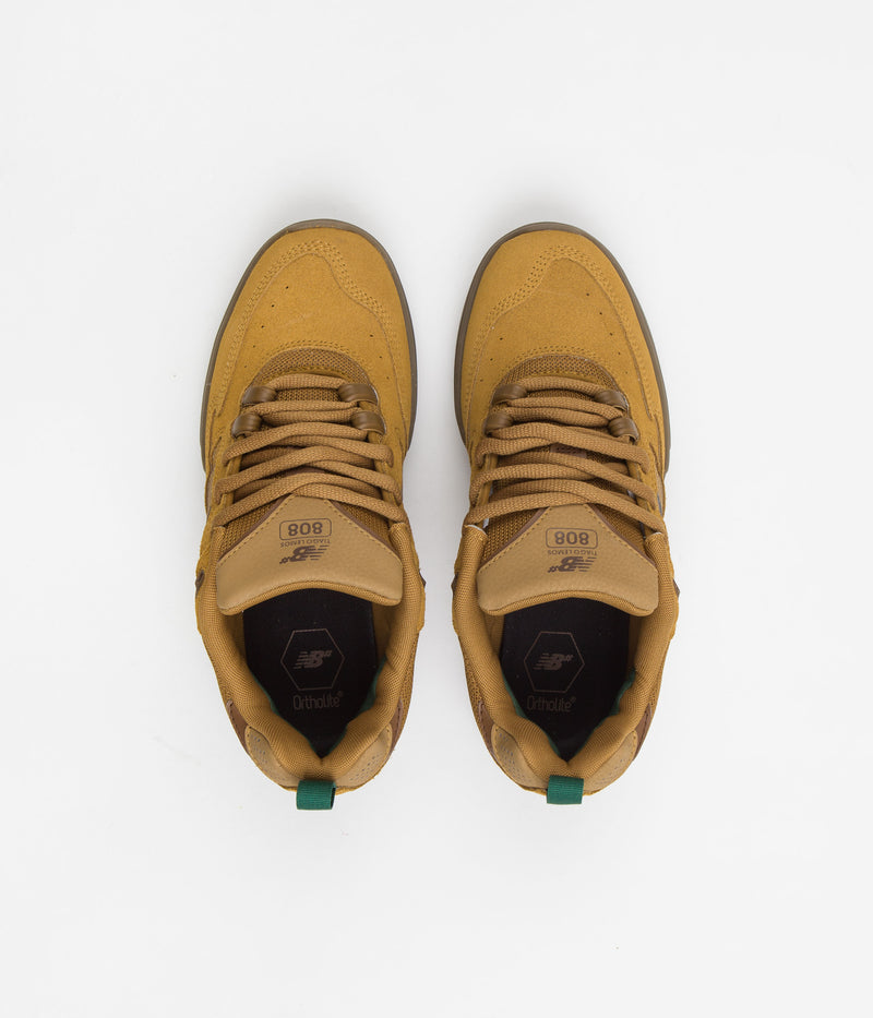 New Balance Numeric 808 Tiago Lemos Shoes in Wheat and Gum