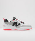 New Balance Numeric 808 Tiago Lemos Shoes in White and Black / White