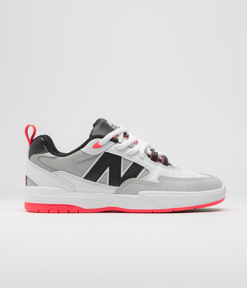 New Balance Numeric 808 Tiago Lemos Shoes in White and Black / White