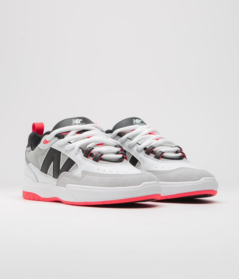 New Balance Numeric 808 Tiago Lemos Shoes in White and Black / White