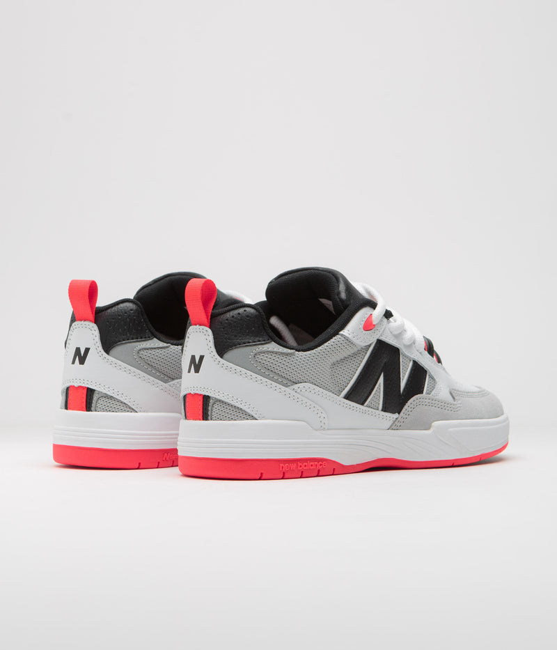 New Balance Numeric 808 Tiago Lemos Shoes in White and Black / White