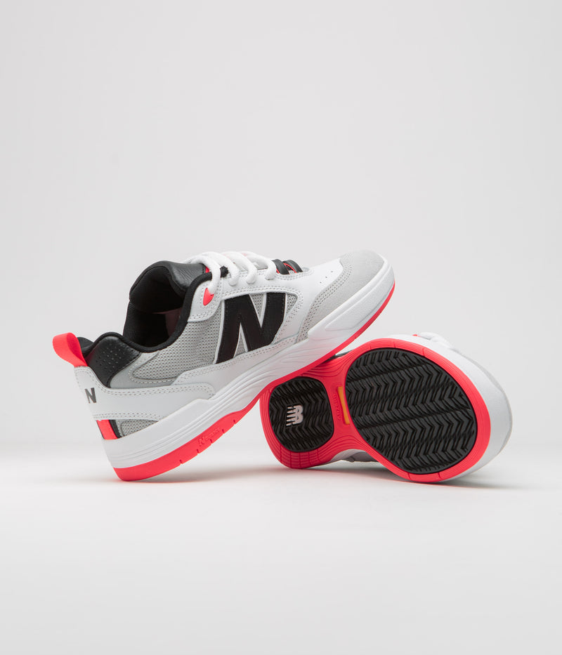 New Balance Numeric 808 Tiago Lemos Shoes in White and Black / White
