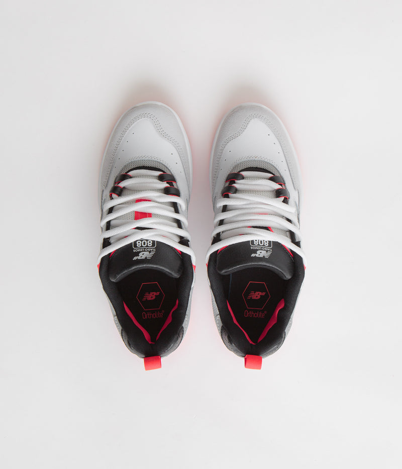 New Balance Numeric 808 Tiago Lemos Shoes in White and Black / White