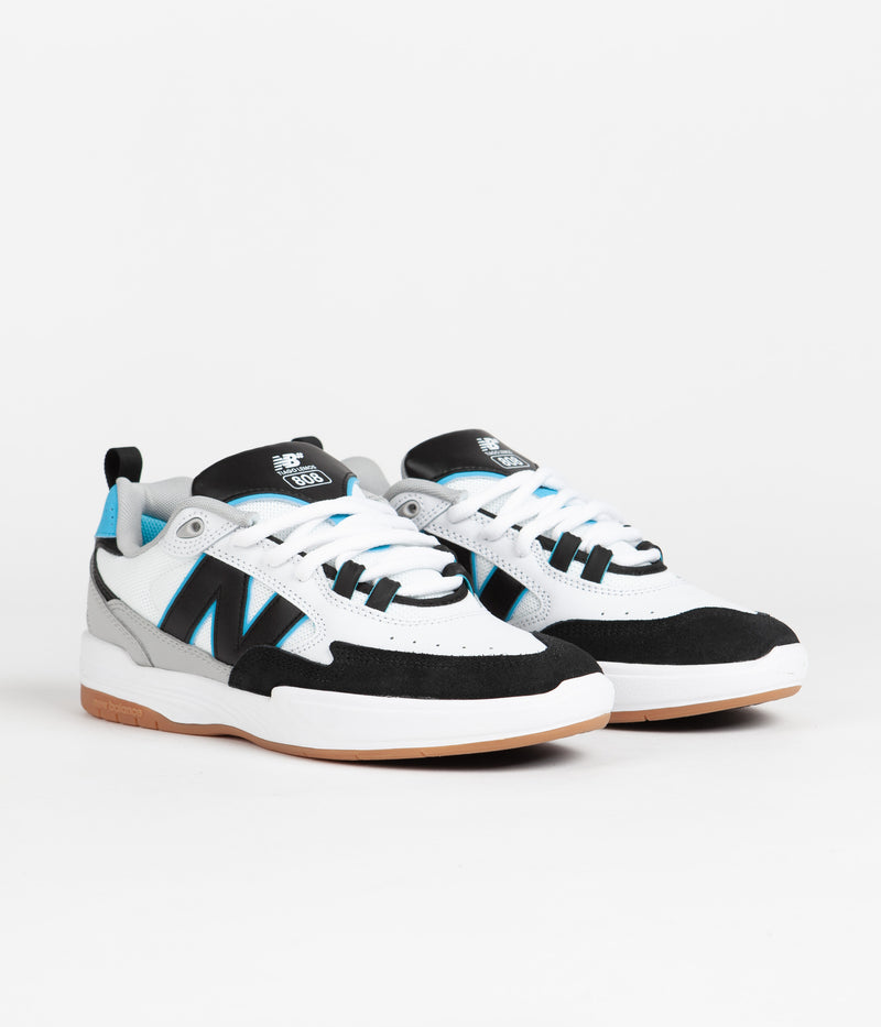 New Balance Numeric 808 Tiago Lemos Shoes in White and Black