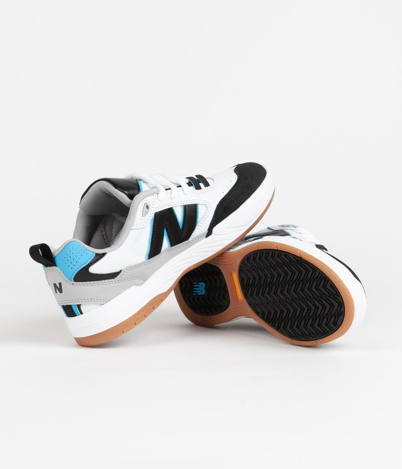 New Balance Numeric 808 Tiago Lemos Shoes in White and Black