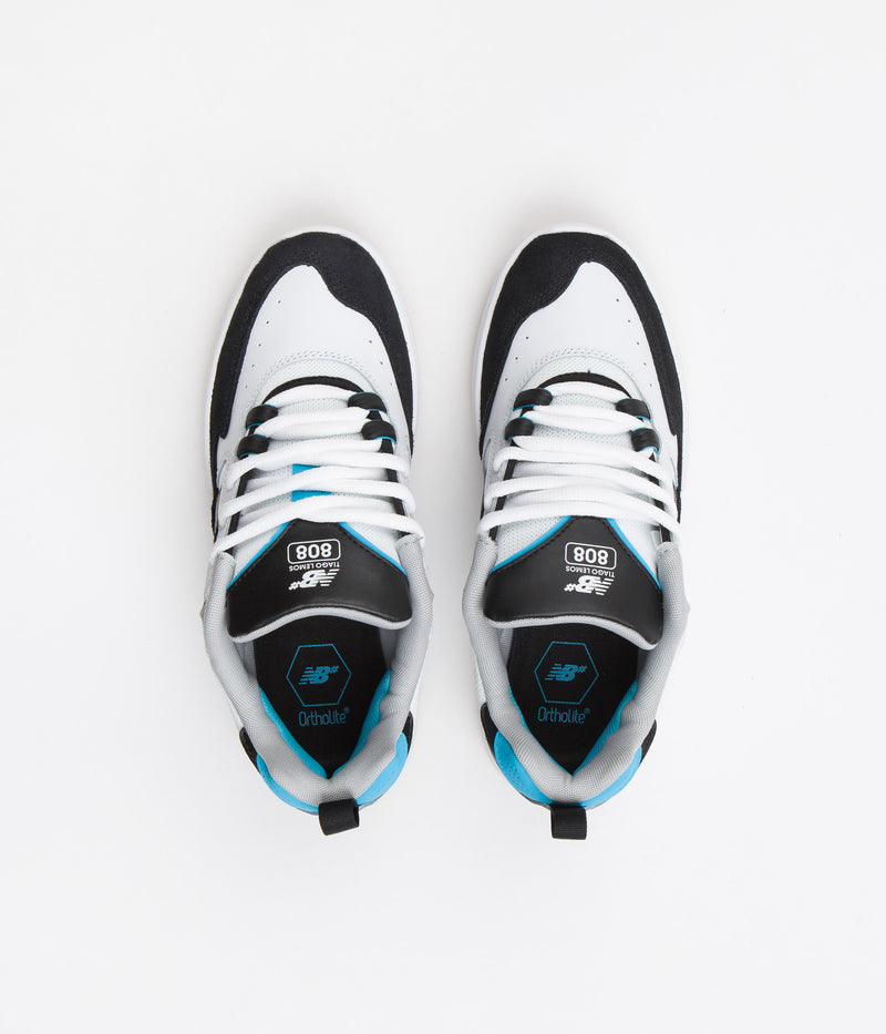New Balance Numeric 808 Tiago Lemos Shoes in White and Black