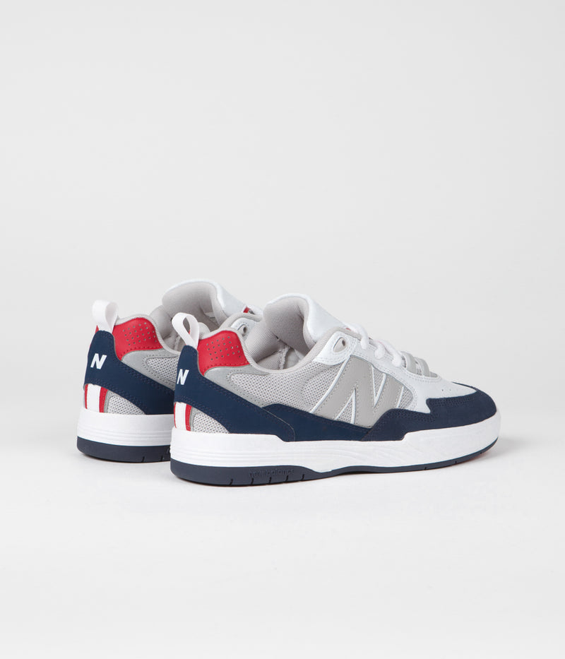 New Balance Numeric 808 Tiago Lemos Shoes in White and Navy