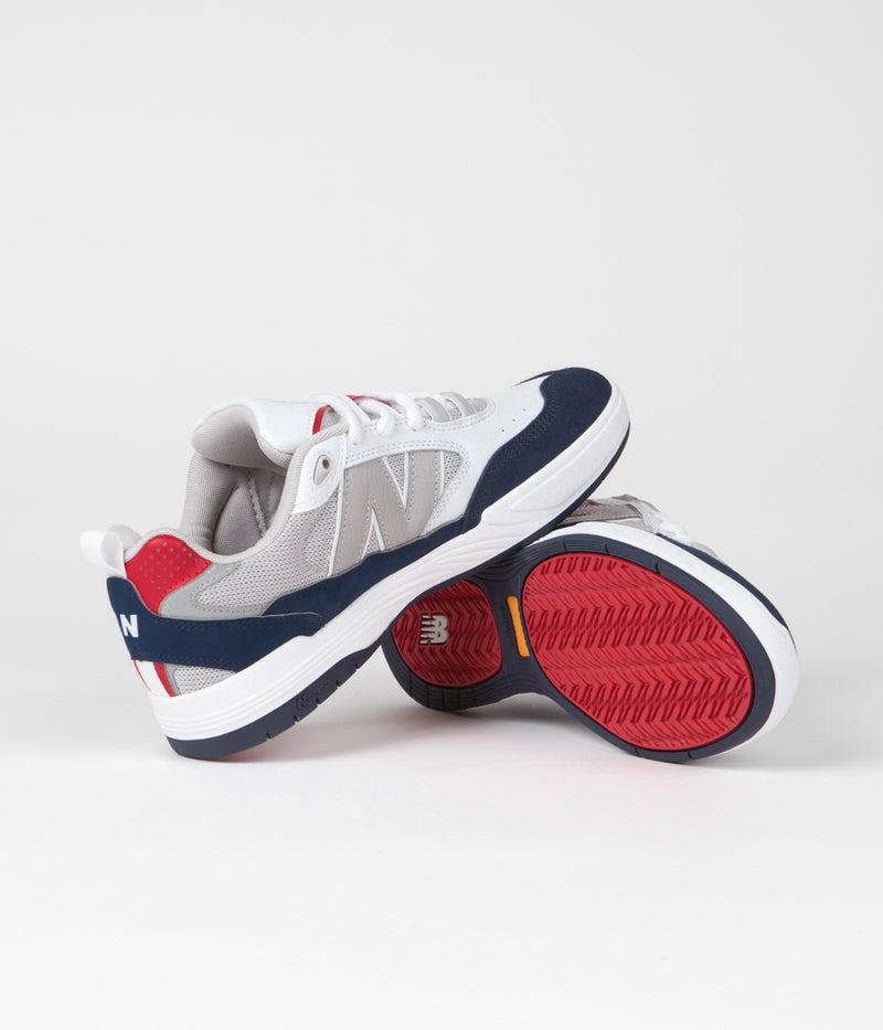 New Balance Numeric 808 Tiago Lemos Shoes in White and Navy